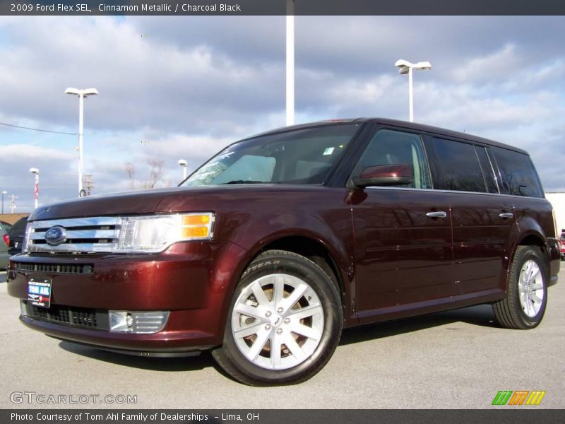 Cinnamon Metallic / Charcoal Black 2009 Ford Flex SEL