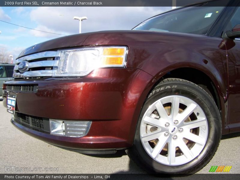 Cinnamon Metallic / Charcoal Black 2009 Ford Flex SEL
