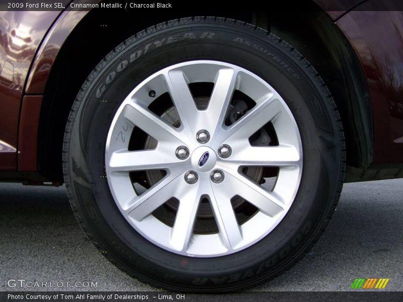 Cinnamon Metallic / Charcoal Black 2009 Ford Flex SEL