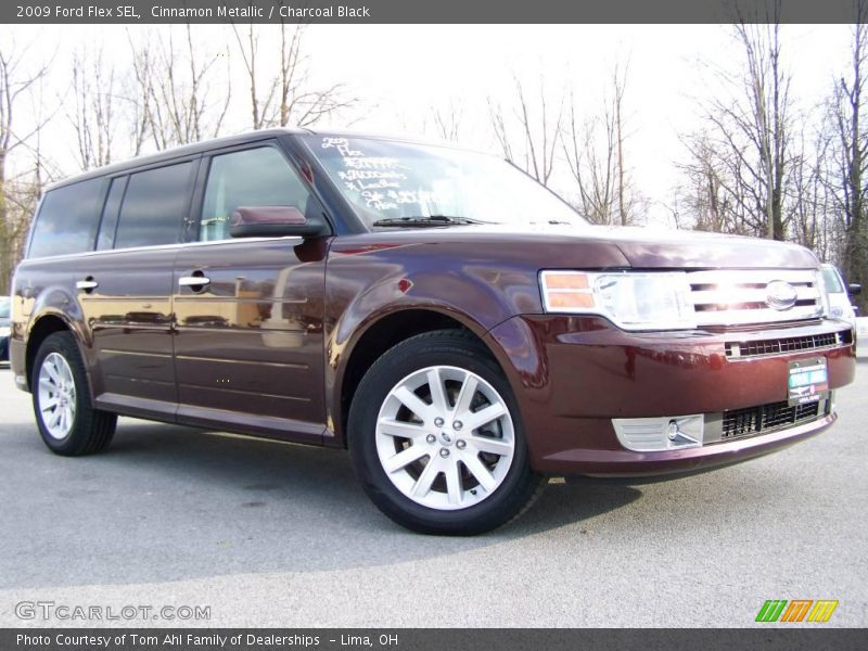 Cinnamon Metallic / Charcoal Black 2009 Ford Flex SEL