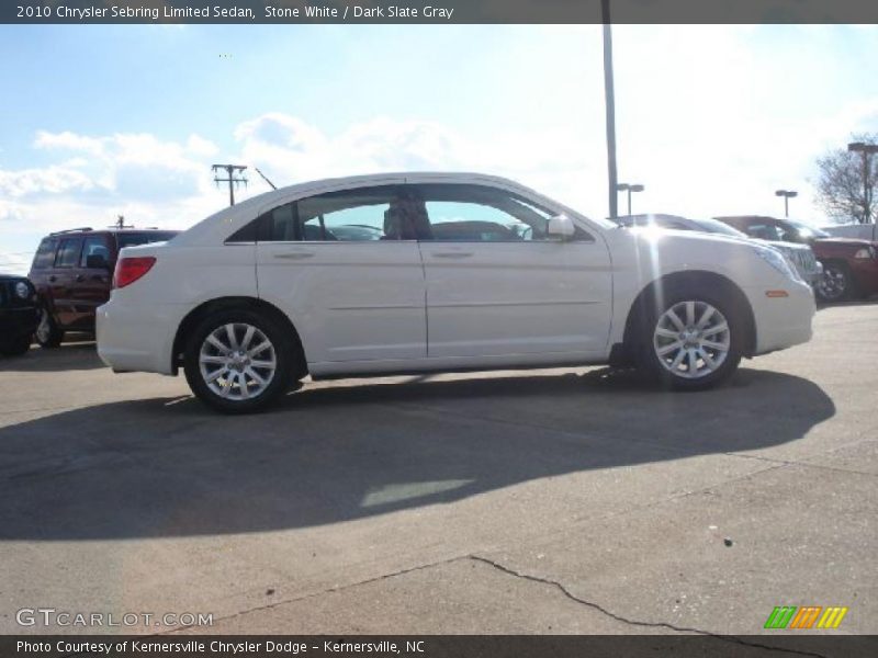 Stone White / Dark Slate Gray 2010 Chrysler Sebring Limited Sedan