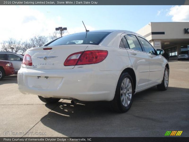 Stone White / Dark Slate Gray 2010 Chrysler Sebring Limited Sedan