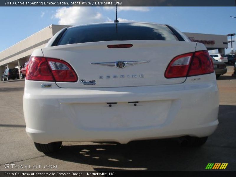 Stone White / Dark Slate Gray 2010 Chrysler Sebring Limited Sedan