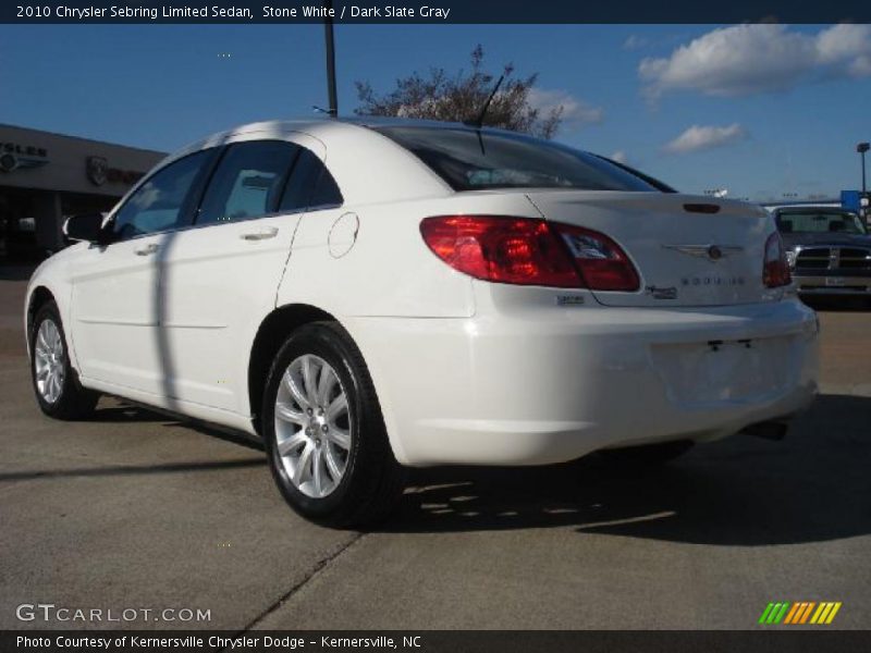 Stone White / Dark Slate Gray 2010 Chrysler Sebring Limited Sedan