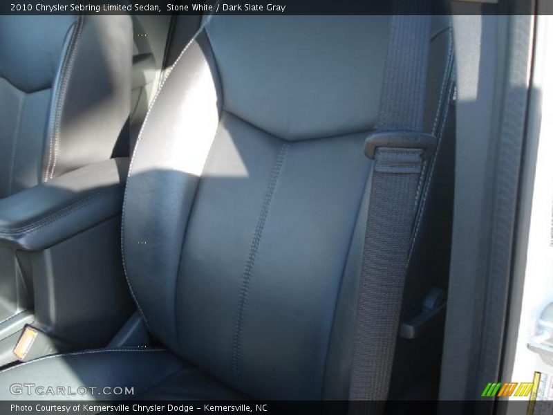Stone White / Dark Slate Gray 2010 Chrysler Sebring Limited Sedan