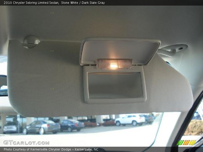 Stone White / Dark Slate Gray 2010 Chrysler Sebring Limited Sedan
