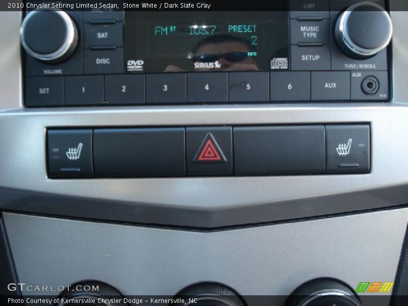 Controls of 2010 Sebring Limited Sedan