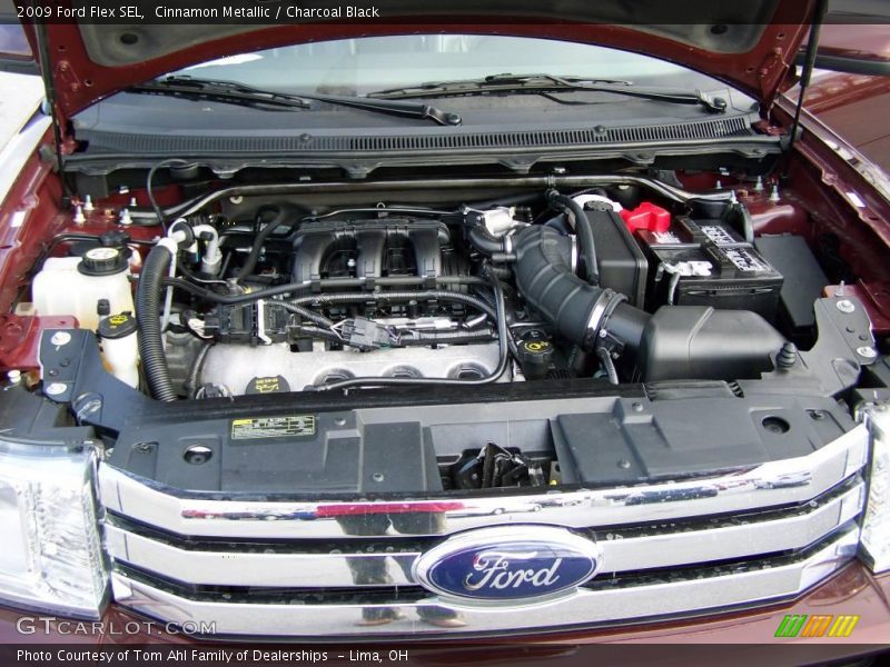 Cinnamon Metallic / Charcoal Black 2009 Ford Flex SEL