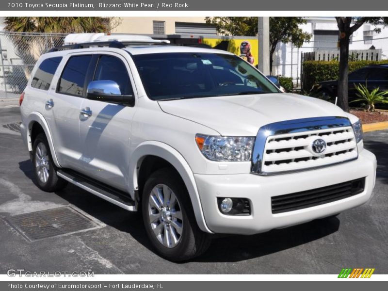 Front 3/4 View of 2010 Sequoia Platinum