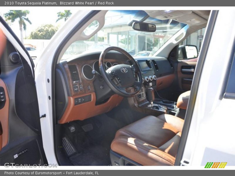 Dashboard of 2010 Sequoia Platinum