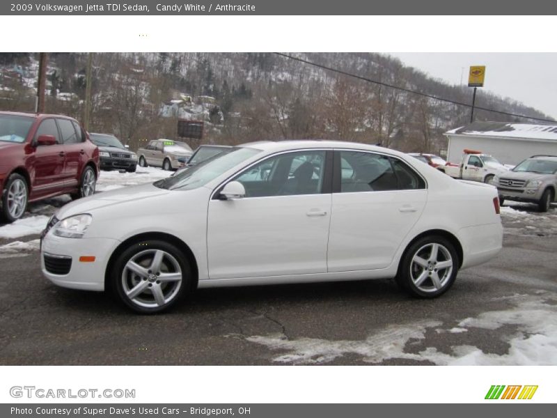 Candy White / Anthracite 2009 Volkswagen Jetta TDI Sedan