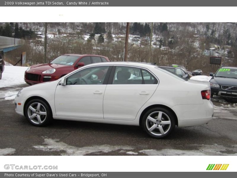 Candy White / Anthracite 2009 Volkswagen Jetta TDI Sedan