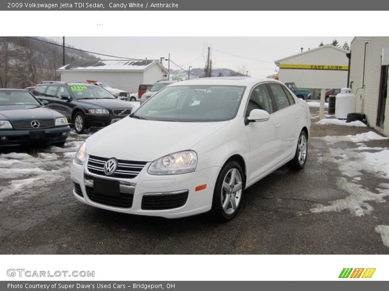 Candy White / Anthracite 2009 Volkswagen Jetta TDI Sedan