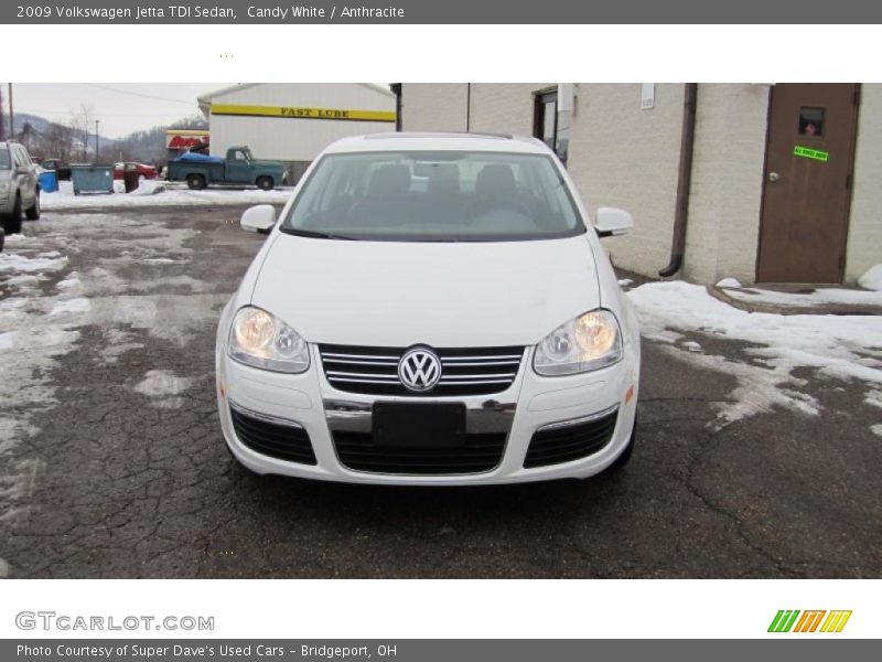 Candy White / Anthracite 2009 Volkswagen Jetta TDI Sedan