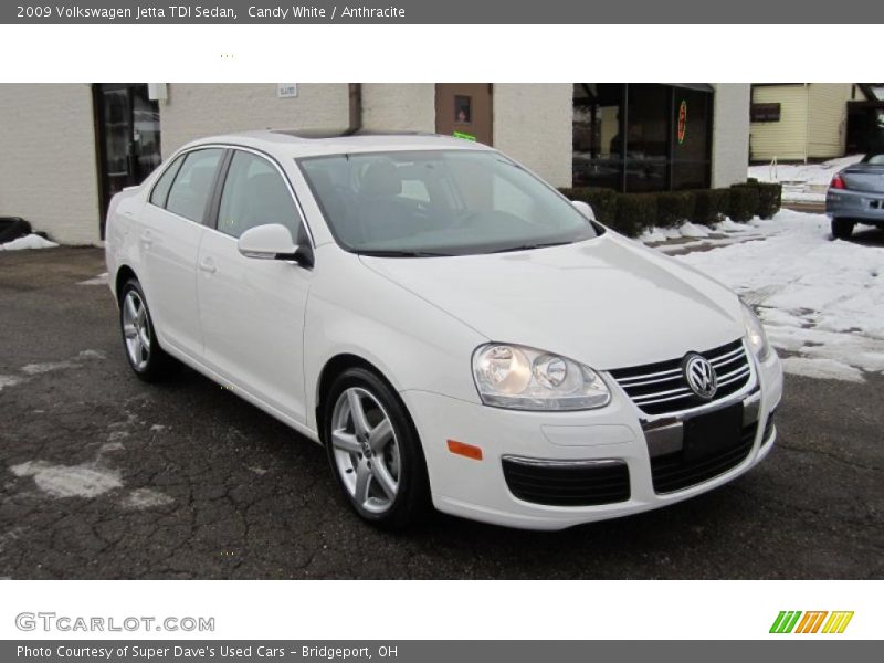 Candy White / Anthracite 2009 Volkswagen Jetta TDI Sedan