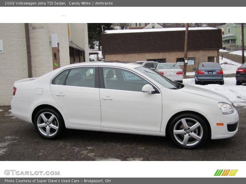 Candy White / Anthracite 2009 Volkswagen Jetta TDI Sedan