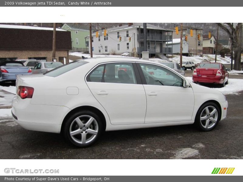 Candy White / Anthracite 2009 Volkswagen Jetta TDI Sedan