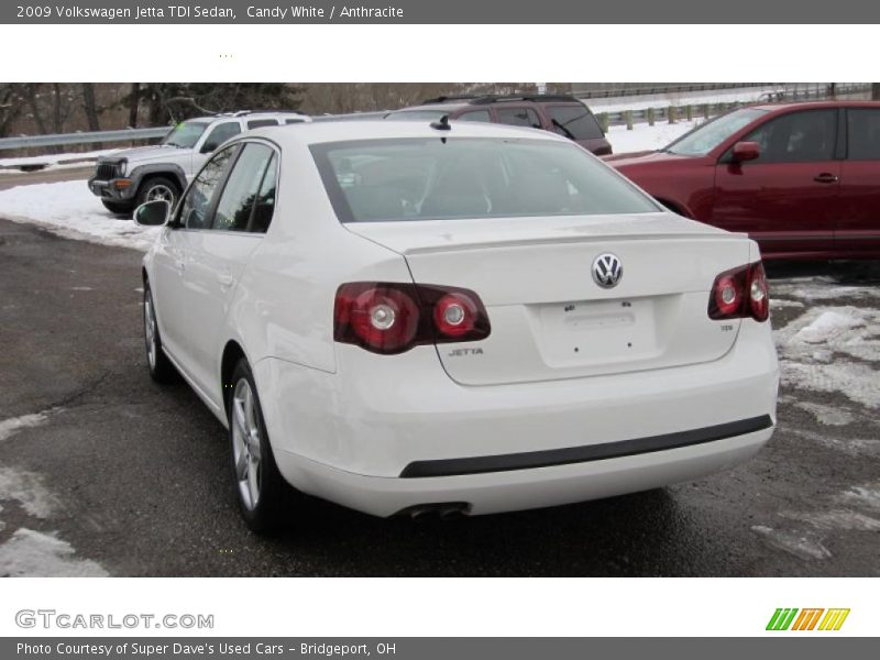 Candy White / Anthracite 2009 Volkswagen Jetta TDI Sedan