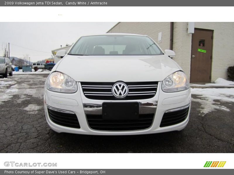 Candy White / Anthracite 2009 Volkswagen Jetta TDI Sedan