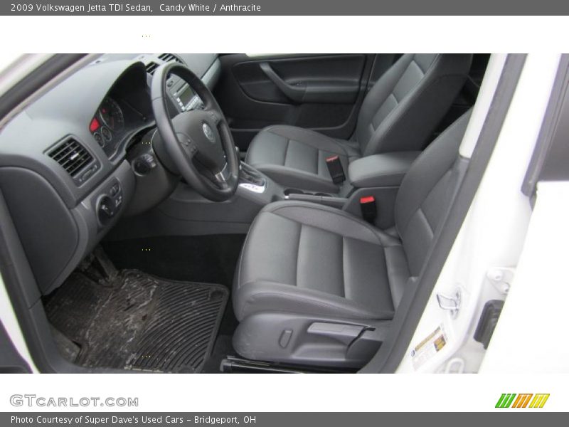 Candy White / Anthracite 2009 Volkswagen Jetta TDI Sedan