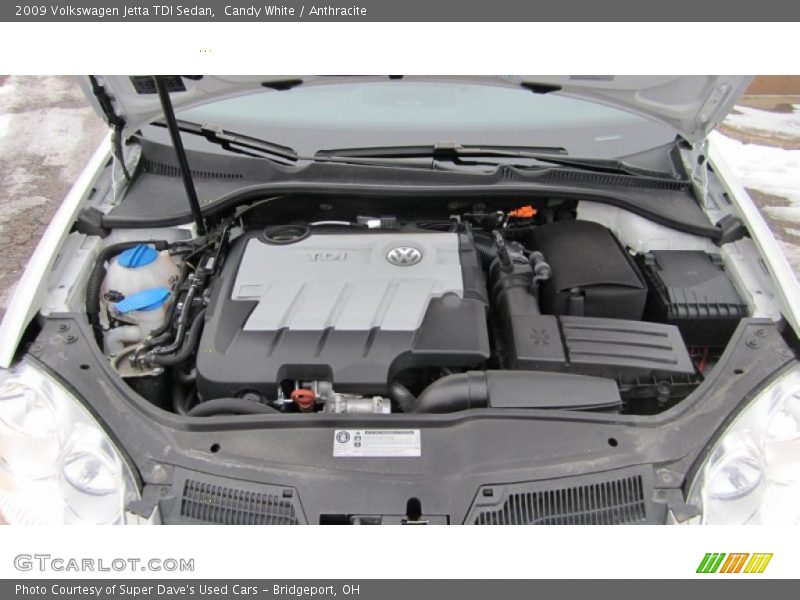 Candy White / Anthracite 2009 Volkswagen Jetta TDI Sedan