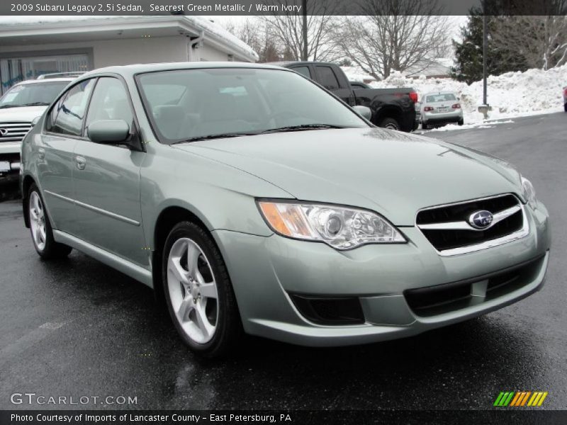 Seacrest Green Metallic / Warm Ivory 2009 Subaru Legacy 2.5i Sedan