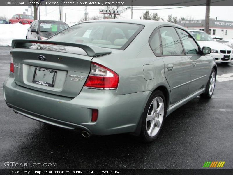 Seacrest Green Metallic / Warm Ivory 2009 Subaru Legacy 2.5i Sedan