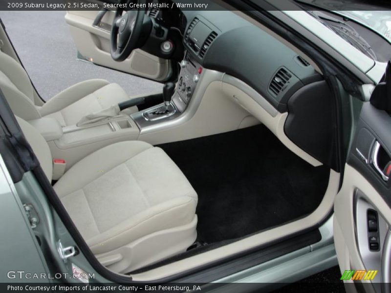 Seacrest Green Metallic / Warm Ivory 2009 Subaru Legacy 2.5i Sedan