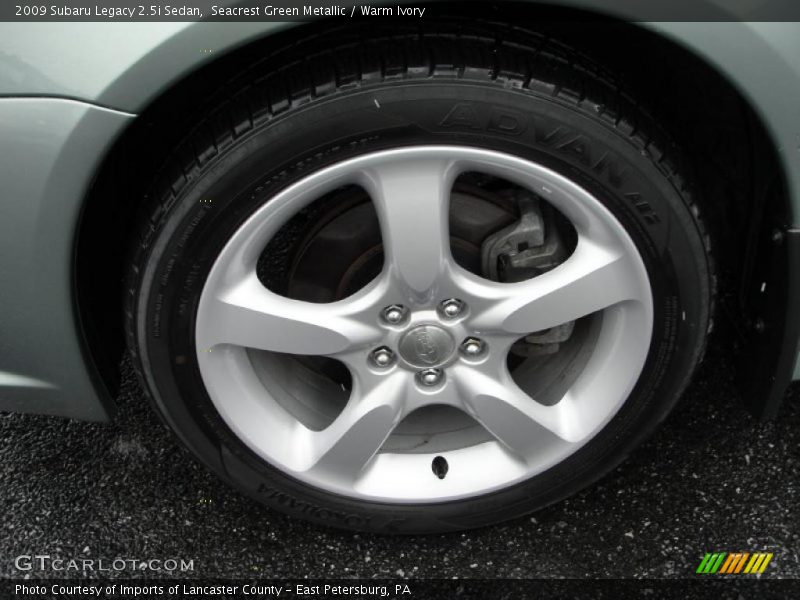 Seacrest Green Metallic / Warm Ivory 2009 Subaru Legacy 2.5i Sedan