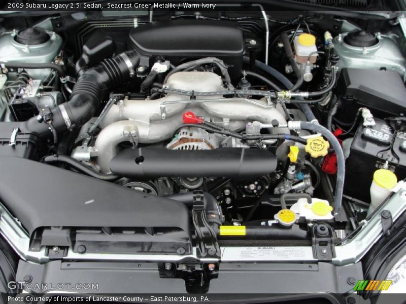 Seacrest Green Metallic / Warm Ivory 2009 Subaru Legacy 2.5i Sedan