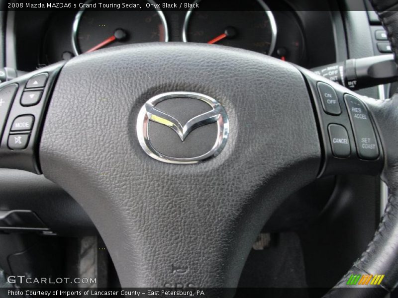 Onyx Black / Black 2008 Mazda MAZDA6 s Grand Touring Sedan