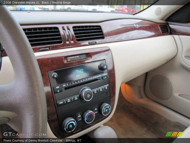 Black / Neutral Beige 2008 Chevrolet Impala LS