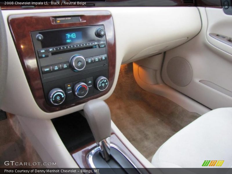 Black / Neutral Beige 2008 Chevrolet Impala LS