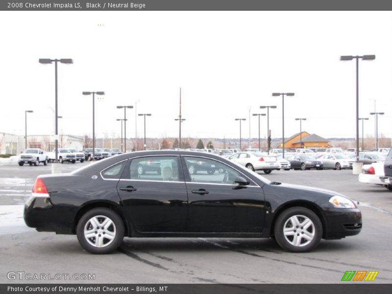 Black / Neutral Beige 2008 Chevrolet Impala LS