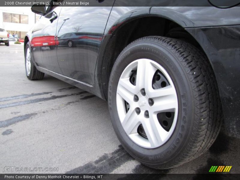 Black / Neutral Beige 2008 Chevrolet Impala LS