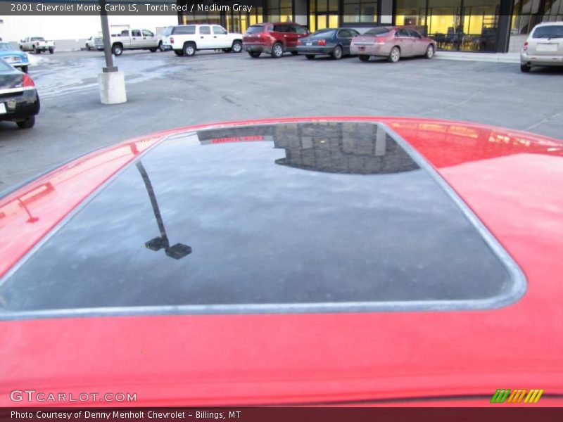 Torch Red / Medium Gray 2001 Chevrolet Monte Carlo LS