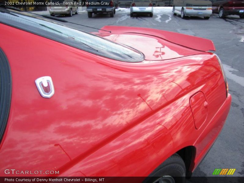 Torch Red / Medium Gray 2001 Chevrolet Monte Carlo LS