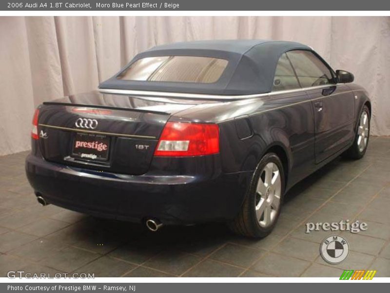 Moro Blue Pearl Effect / Beige 2006 Audi A4 1.8T Cabriolet