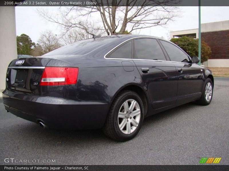 Oyster Grey Metallic / Ebony 2006 Audi A6 3.2 Sedan