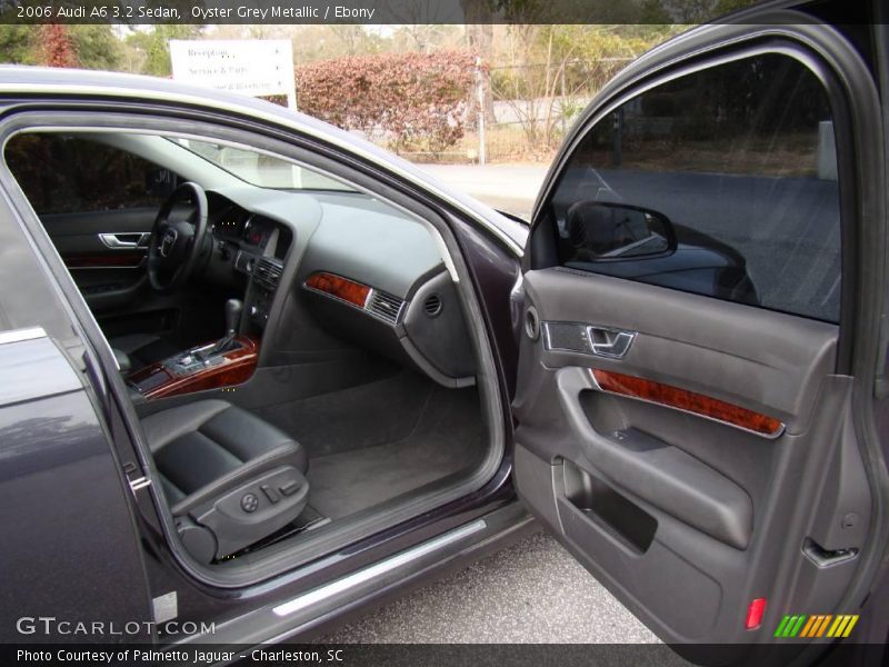 Oyster Grey Metallic / Ebony 2006 Audi A6 3.2 Sedan