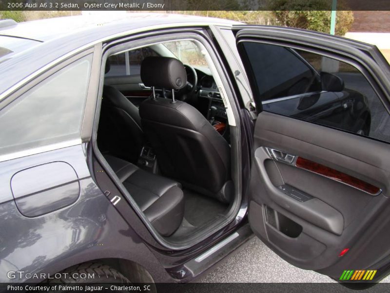 Oyster Grey Metallic / Ebony 2006 Audi A6 3.2 Sedan