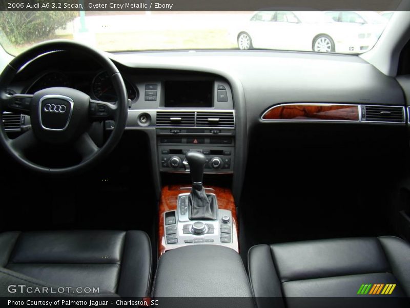 Oyster Grey Metallic / Ebony 2006 Audi A6 3.2 Sedan