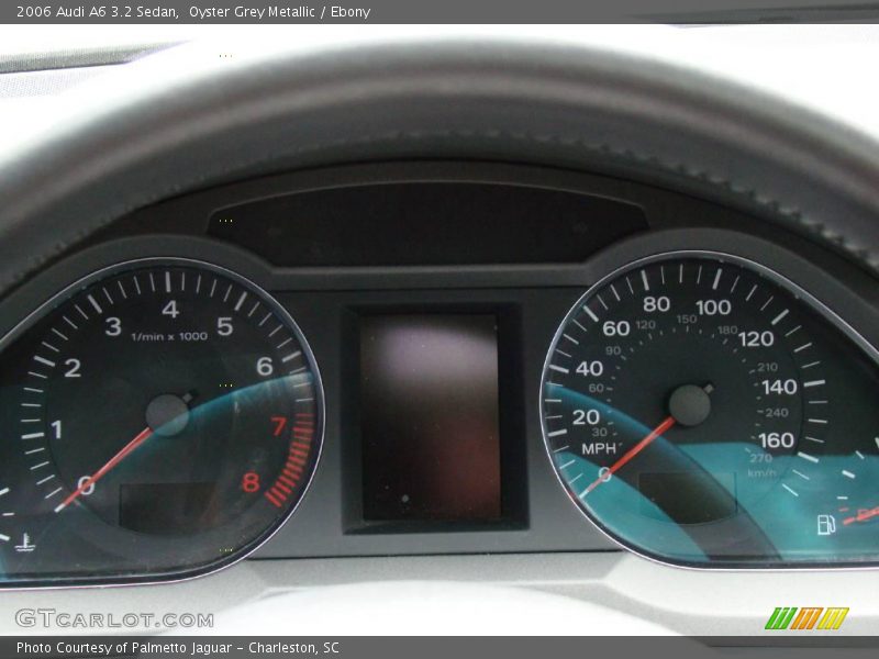 Oyster Grey Metallic / Ebony 2006 Audi A6 3.2 Sedan