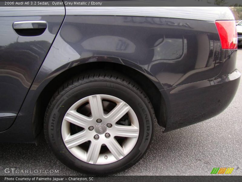 Oyster Grey Metallic / Ebony 2006 Audi A6 3.2 Sedan