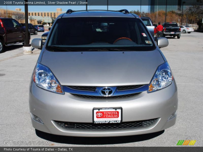 Silver Shadow Pearl / Stone 2008 Toyota Sienna Limited