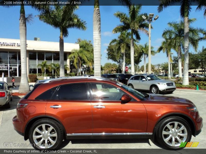 Autumn Copper Metallic / Brick 2008 Infiniti FX 35