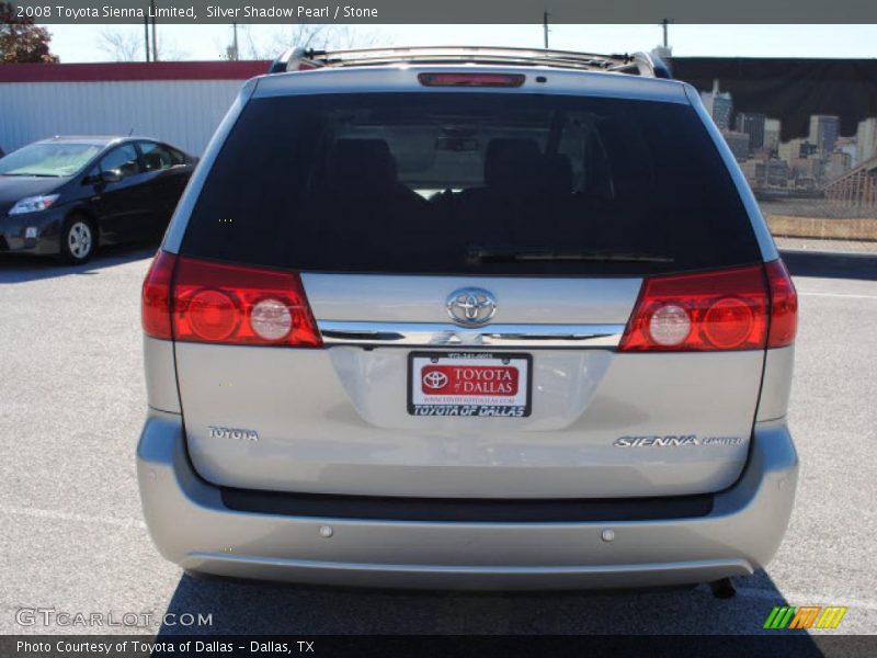 Silver Shadow Pearl / Stone 2008 Toyota Sienna Limited