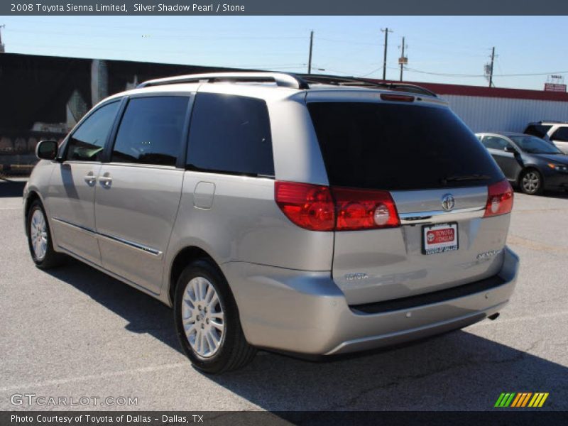 Silver Shadow Pearl / Stone 2008 Toyota Sienna Limited