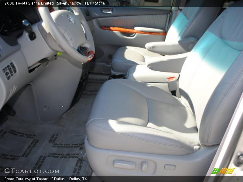Silver Shadow Pearl / Stone 2008 Toyota Sienna Limited