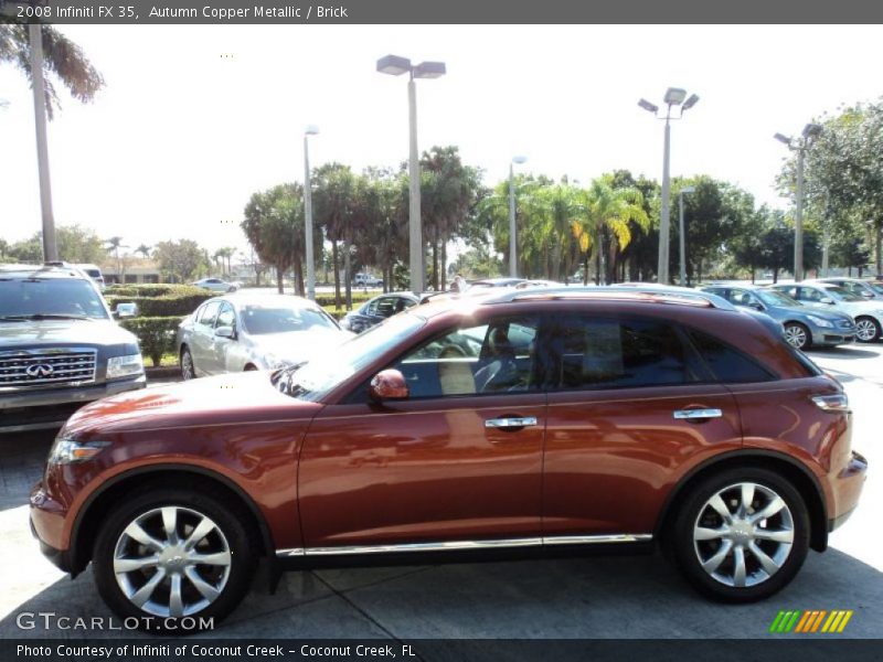 Autumn Copper Metallic / Brick 2008 Infiniti FX 35